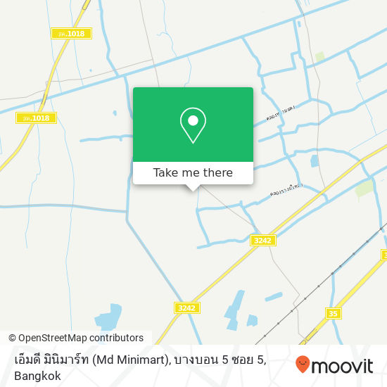 เอ็มดี มินิมาร์ท (Md Minimart), บางบอน 5 ซอย 5 map