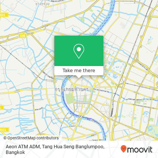 Aeon ATM ADM, Tang Hua Seng Banglumpoo map