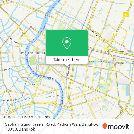Saphan Krung Kasem Road, Pathum Wan, Bangkok 10330 map