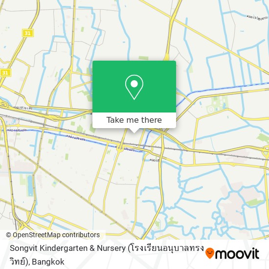 Songvit Kindergarten & Nursery (โรงเรียนอนุบาลทรงวิทย์) map