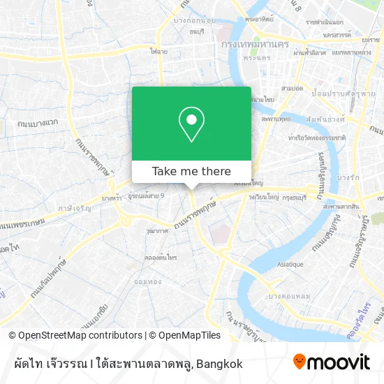 ผัดไท เจ๊วรรณ I ใต้สะพานตลาดพลู map