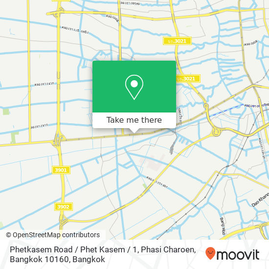 Phetkasem Road / Phet Kasem / 1, Phasi Charoen, Bangkok 10160 map