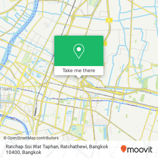 Ratchap Soi Wat Taphan, Ratchathewi, Bangkok 10400 map