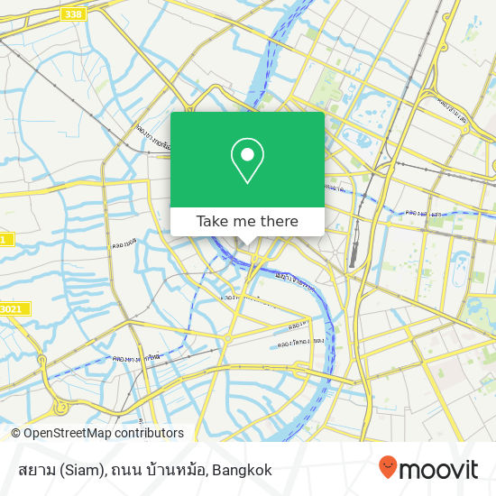 สยาม (Siam), ถนน บ้านหม้อ map