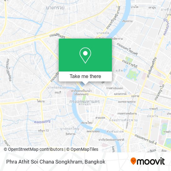 Phra Athit Soi Chana Songkhram map