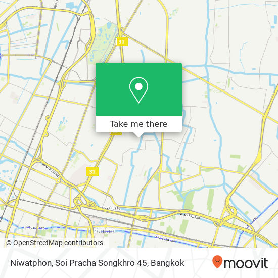 Niwatphon, Soi Pracha Songkhro 45 map