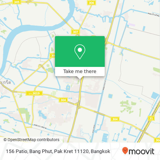 156 Patio, Bang Phut, Pak Kret 11120 map