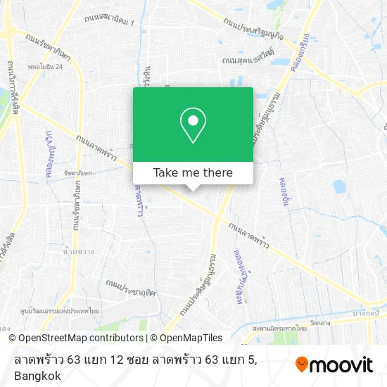 ลาดพร้าว 63 แยก 12 ซอย ลาดพร้าว 63 แยก 5 map