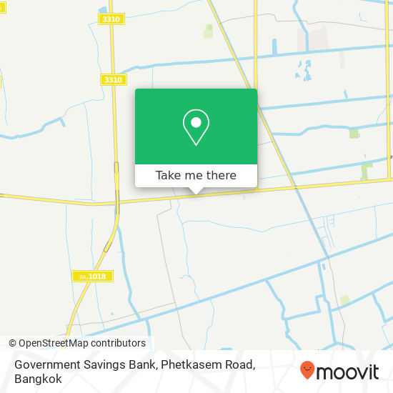 Government Savings Bank, Phetkasem Road map
