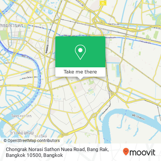 Chongrak Norasi Sathon Nuea Road, Bang Rak, Bangkok 10500 map