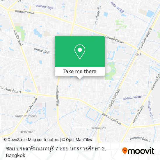 ซอย ประชาชื่นนนทบุรี 7 ซอย นครการศึกษา 2 map