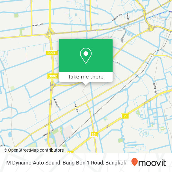 M Dynamo Auto Sound, Bang Bon 1 Road map