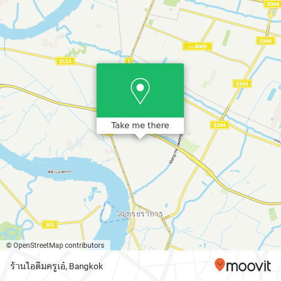 ร้านไอติมครูเอ๋ map