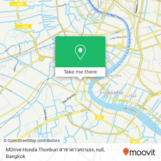 MDrive Honda Thonburi สาขาดาวคะนอง, null map