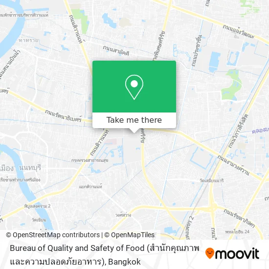Bureau of Quality and Safety of Food (สำนักคุณภาพและความปลอดภัยอาหาร) map