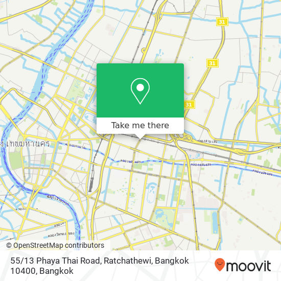 55 / 13 Phaya Thai Road, Ratchathewi, Bangkok 10400 map