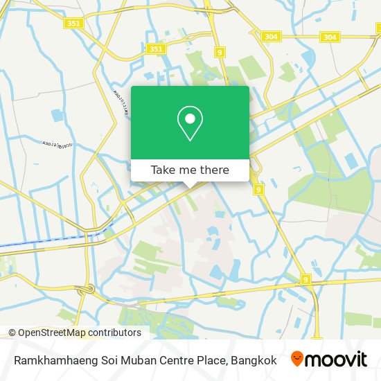 Ramkhamhaeng Soi Muban Centre Place map