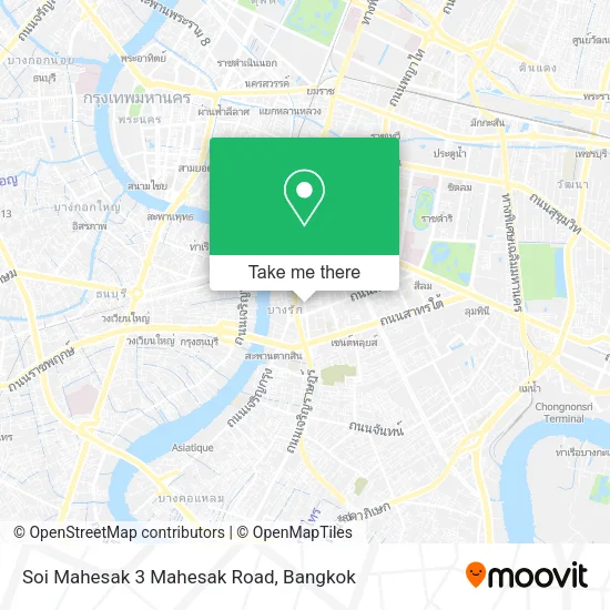 Soi Mahesak 3 Mahesak Road map
