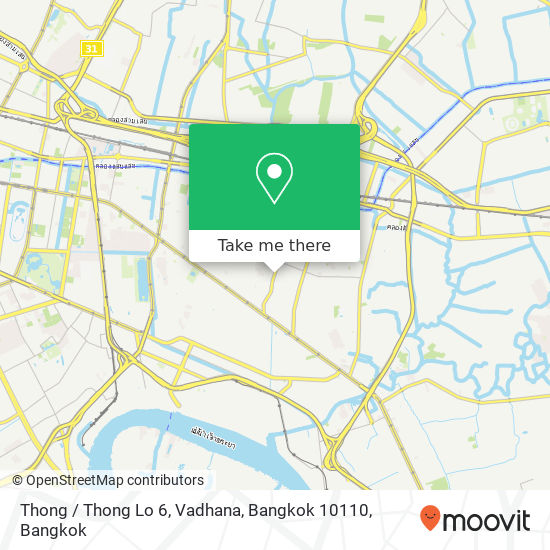 Thong / Thong Lo 6, Vadhana, Bangkok 10110 map