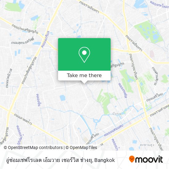 อู่ซ่อมเชฟโรเลต เอ็มวาย เซอร์วิส ช่างยุ map