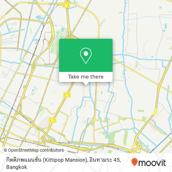 กิตติภพแมนชั่น (Kittipop Mansion), อินทามระ 45 map