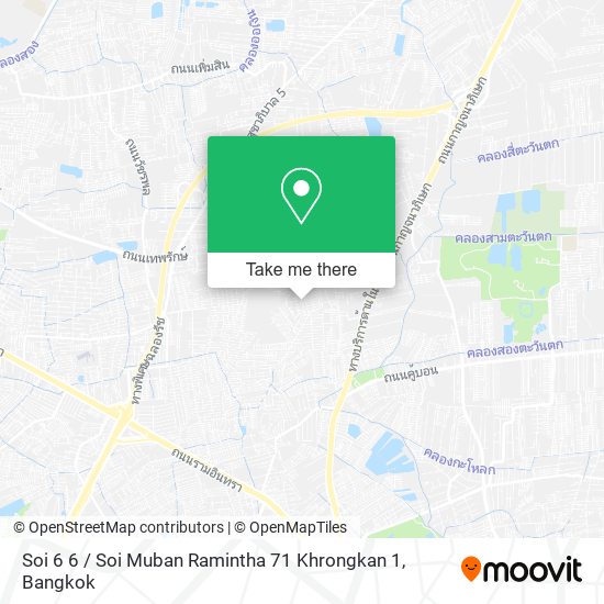 Soi 6 6 / Soi Muban Ramintha 71 Khrongkan 1 map