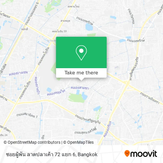 ซอยผู้พัน ลาดปลาเค้า 72 แยก 6 map