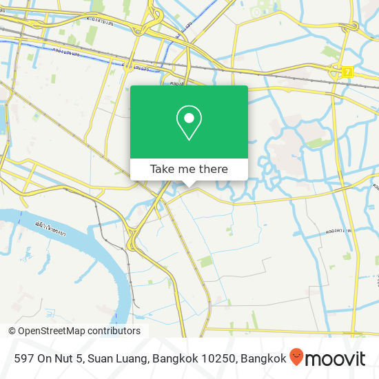 597 On Nut 5, Suan Luang, Bangkok 10250 map