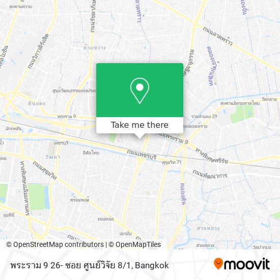 พระราม 9 26- ซอย ศูนย์วิจัย 8 / 1 map