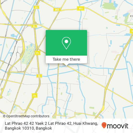 Lat Phrao 42 42 Yaek 2 Lat Phrao 42, Huai Khwang, Bangkok 10310 map