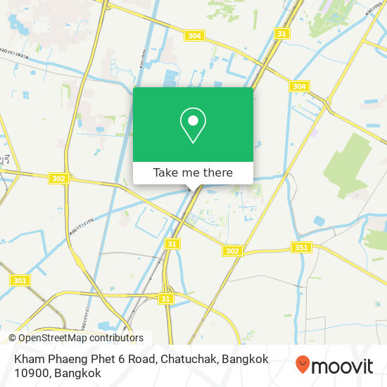 Kham Phaeng Phet 6 Road, Chatuchak, Bangkok 10900 map