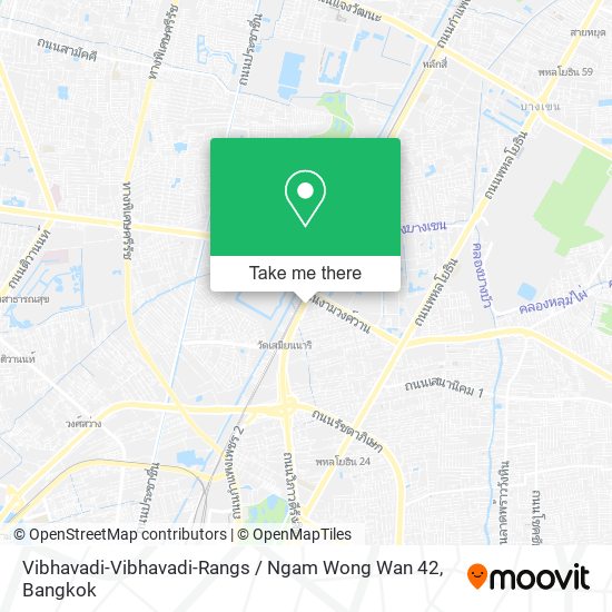 Vibhavadi-Vibhavadi-Rangs / Ngam Wong Wan 42 map