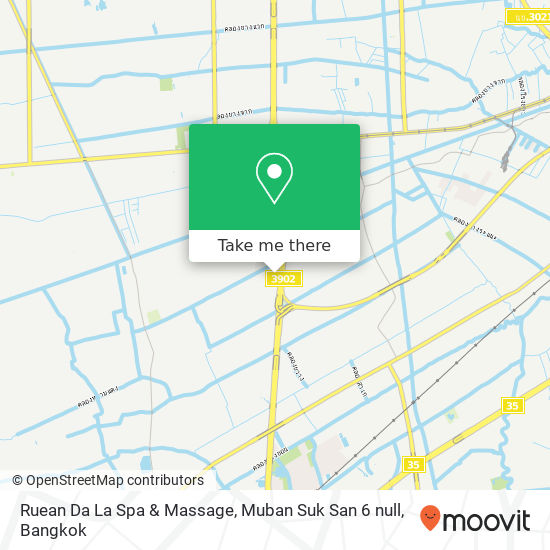 Ruean Da La Spa & Massage, Muban Suk San 6 null map