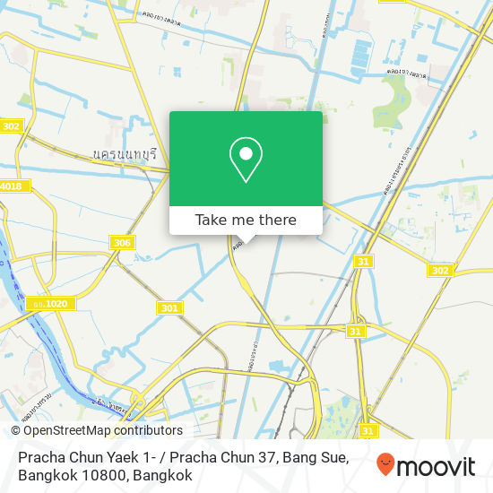 Pracha Chun Yaek 1- / Pracha Chun 37, Bang Sue, Bangkok 10800 map