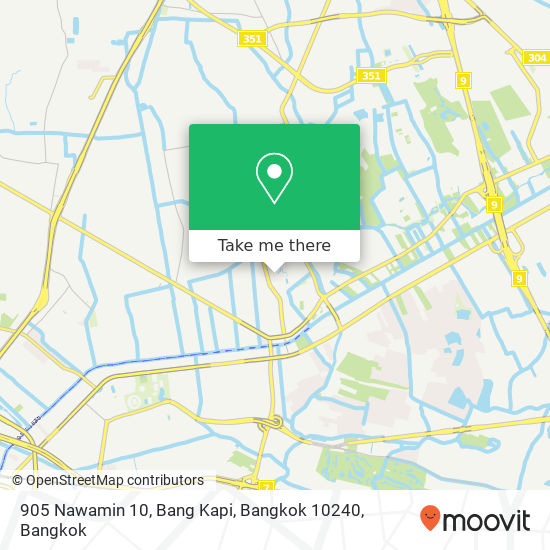 905 Nawamin 10, Bang Kapi, Bangkok 10240 map