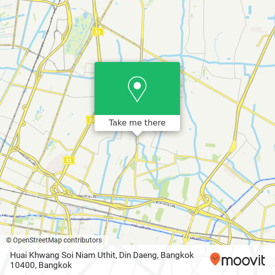 Huai Khwang Soi Niam Uthit, Din Daeng, Bangkok 10400 map