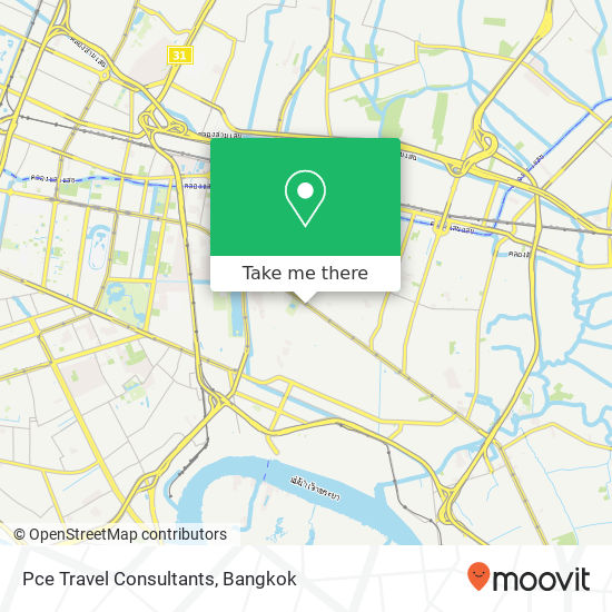 Pce Travel Consultants map