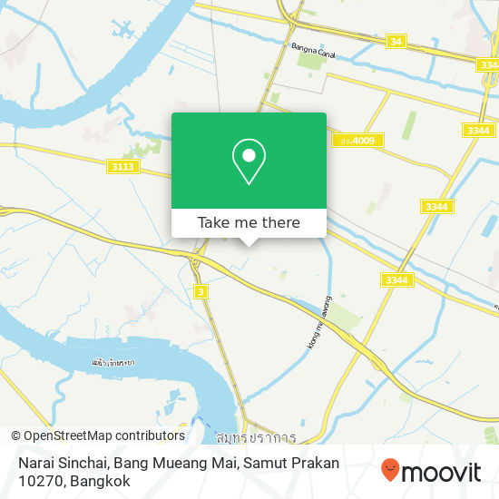 Narai Sinchai, Bang Mueang Mai, Samut Prakan 10270 map