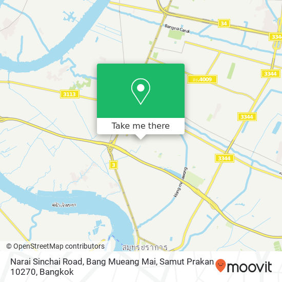 Narai Sinchai Road, Bang Mueang Mai, Samut Prakan 10270 map