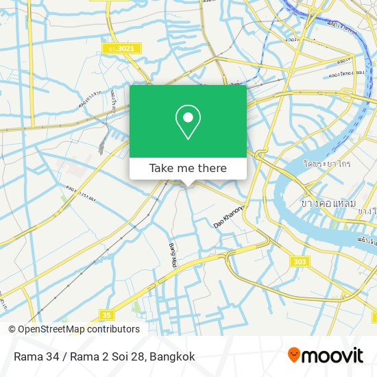 Rama 34 / Rama 2 Soi 28 map