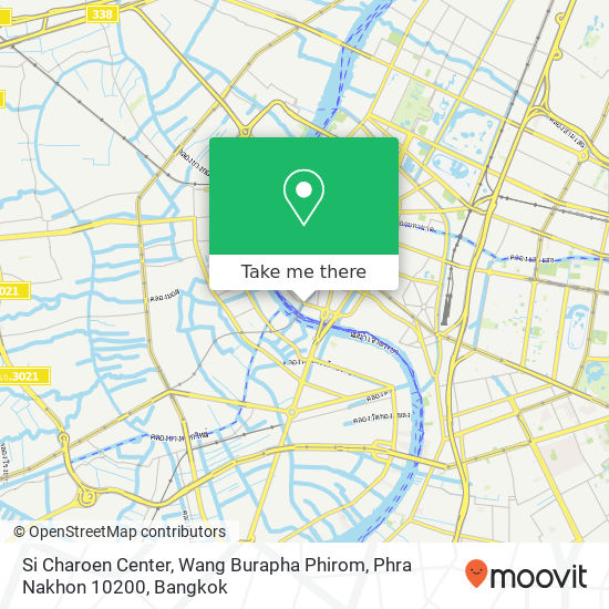 Si Charoen Center, Wang Burapha Phirom, Phra Nakhon 10200 map