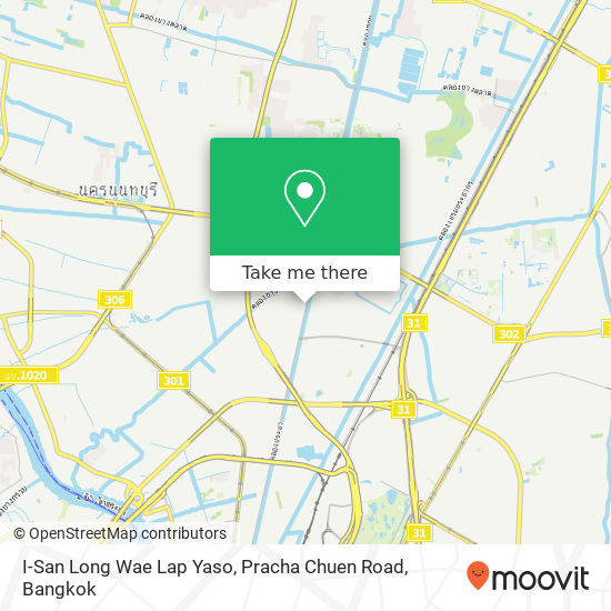 I-San Long Wae Lap Yaso, Pracha Chuen Road map