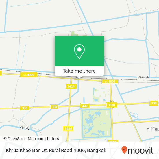 Khrua Khao Ban Ot, Rural Road 4006 map