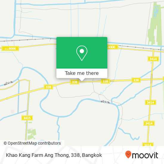 Khao Kang Farm Ang Thong, 338 map