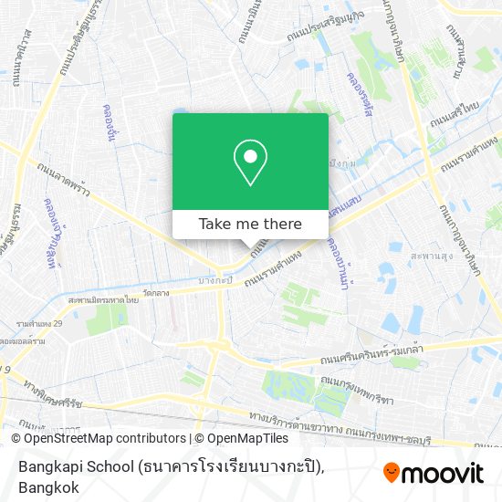 Bangkapi School (ธนาคารโรงเรียนบางกะปิ) map