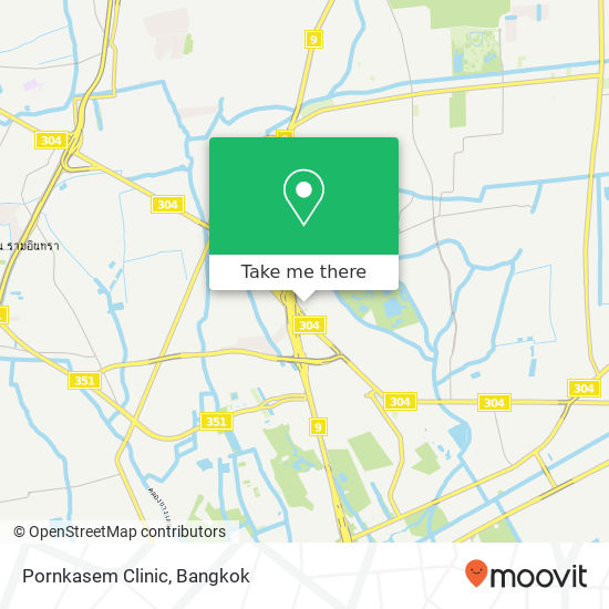 Pornkasem Clinic map