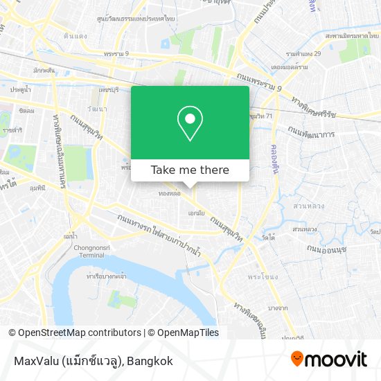 MaxValu (แม็กซ์แวลู) map