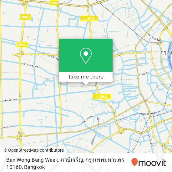 Ban Wong Bang Waek, ภาษีเจริญ, กรุงเทพมหานคร 10160 map