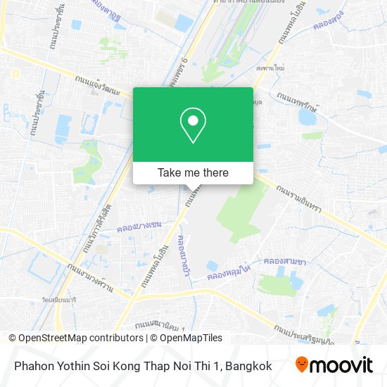Phahon Yothin Soi Kong Thap Noi Thi 1 map