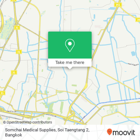 Somchai Medical Supplies, Soi Taengtang 2 map